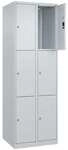 CP Schlie&szlig;fachschrank &raquo;Classic Plus Korpus lichtgrau&laquo; 2x3 F&auml;cher grau, 60x185x50