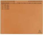 EXACOMPTA 25er-Pack H&auml;ngehefter &raquo;Exaflex&laquo; beidseitige Heftung orange, 31.6x26.5 cm
