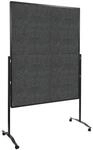 Legamaster Moderationswand &raquo;PREMIUM PLUS&laquo; 120x150 cm mit Standfu&szlig; grau, 226 cm