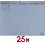 EXACOMPTA 25er-Pack H&auml;ngehefter &raquo;Exaflex&laquo; 2x kaufm&auml;nnische Heftung blau,