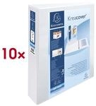 EXACOMPTA 10x Ringbuch &raquo;Kreacover&laquo; 60 mm-Ring-&oslash; wei&szlig;, 30x32 cm
