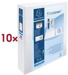 EXACOMPTA 10x Ringbuch &raquo;Kreacover&laquo; 50 mm-Ring-&oslash; wei&szlig;, 29.5x32 cm