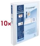 EXACOMPTA 10x Ringbuch &raquo;Kreacover&laquo; 30 mm-Ring-&oslash; wei&szlig;, 27.7x32 cm