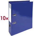 EXACOMPTA 10x Ordner &raquo;Iderama&laquo; Karton blau, 7x32x30 cm