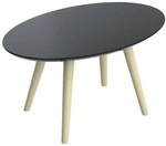 Paperflow Beistelltisch &raquo;Scandi&laquo; 40 x 65 cm braun, 65x35x40 cm