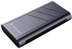 Verbatim Externe Festplatte &raquo;TurboMetal SSD USB4&laquo; Portable SSD 2 TB silber,