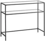 VASAGLE Konsolentisch schwarz 100/35/80 cm schwarz, 80x35 cm