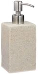 relaxdays Seifenspender &raquo;Steinoptik&laquo; 200 ml beige, 7.5x17.5x8 cm
