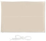 relaxdays Sonnensegel rechteckig 3 x 4 m beige beige
