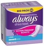 Always Discreet Inkontinenzeinlagen &raquo;Discreet + Long&laquo; 26 St&uuml;ck