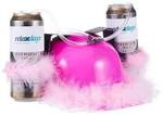 relaxdays Bierhelm Pink pink