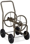 relaxdays Schlauchwagen XL Metall braun silber