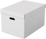 Esselte 3er-Set Archivbox &raquo;Home L&laquo; wei&szlig;, 35.5x30.5x51 cm