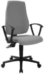 Topstar B&uuml;rostuhl &raquo;MAXX 500&laquo; mit Armlehnen grau, 58 cm
