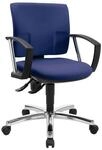Topstar B&uuml;rostuhl &raquo;Pro 30 chrom&laquo; blau, 46 cm
