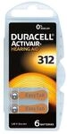 Duracell 6er-Pack H&ouml;rger&auml;te-Batterien DA312 / PR41