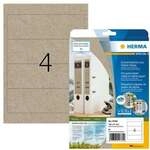 Herma 80 Ordneretiketten 192 x 61 mm - naturbraun braun, 6.1 cm
