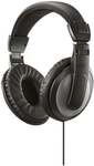 Hama kabelgebundener TV-Over-Ear-Kopfh&ouml;rer &raquo;ShellTV II&laquo; schwarz schwarz