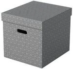 Esselte 3er-Set Archivbox &raquo;Home Cube&laquo; grau, 32x31.5x36.5 cm