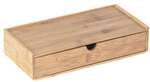 Wenko Bambus Box &raquo;Terra&laquo; mit Schublade braun, 28x6x14 cm