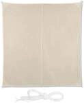 relaxdays Sonnensegel quadratisch 3 x 3 m gelb