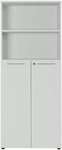 Germania-Werke Aktenschrank &raquo;Agenda&laquo; 5 OH, 2 offene F&auml;cher grau, 80x197x40 cm