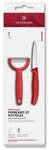 Victorinox Gem&uuml;semesser-Set mit Y-Sch&auml;ler &raquo;Swiss Classic&laquo; 2-tlg. rot