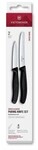 Victorinox Gem&uuml;semesser-Set &raquo;Swiss Classic&laquo; 8 cm / 11 cm 2-tlg. schwarz