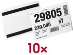 Durable 10er-Pack Kennzeichnungstaschen &raquo;HARD COVER&laquo; magnetisch A5 quer