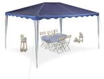 relaxdays Pavillon 3x4m dunkelblau blau