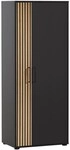 M&ouml;belpartner Hochschrank &raquo;Hank&laquo; schwarz, 65.1x163.6x41 cm