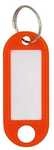 Wedo 10er-Pack Schl&uuml;sselanh&auml;nger mit Ring (&Oslash; 18 mm) orange, 52x21 cm