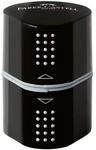 Faber-Castell Dreifachanspitzer-Dose &raquo;Grip 2001&laquo; schwarz, 4.5x6.2x4.2 cm