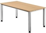 HAMMERBACHER Schreibtisch &raquo;Q-Line&laquo; 180 cm braun, 180x76x80 cm