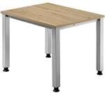 HAMMERBACHER Schreibtisch &raquo;Q-Line&laquo; 80 cm braun, 80x76x80 cm
