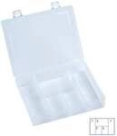 h&uuml;nersdorff Sortimentskasten &raquo;PP-ECO MINI&laquo; 5 F&auml;cher transparent, 18x4x14 cm