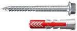 fischer D&uuml;bel mit Schrauben &raquo;DuoPower ETA 8x40&laquo; 50 St&uuml;ck grau