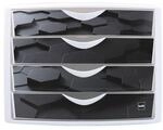 helit Schubladenbox &raquo;the chameleon H6129&laquo; schwarz, 26x21.2x33 cm