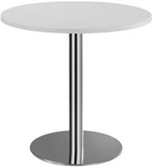 HAMMERBACHER Besprechungstisch STF08 &raquo;Meeting&laquo; Rund &Oslash;80 cm wei&szlig;, 80x75.5 cm