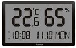 Hama Thermo-/Hygrometer &raquo;Lombok&laquo; schwarz schwarz