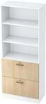HAMMERBACHER H&auml;ngeregistraturschrank &raquo;R-Line&laquo; wei&szlig;, 80x200.4x42 cm