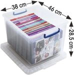 OTTO Office Ablageboxen 33,5 Liter transparent, 38.3x28.5x46 cm