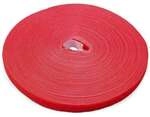 LABEL THE CABLE Klettkabelbinder &raquo;Roll Strap Pro&laquo; 25 m rot rot