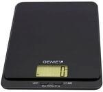 GENIE Briefwaage &raquo;DLS 5&laquo; bis 5 kg schwarz, 14.5x1.7x20 cm
