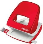 Leitz Locher &raquo;5008 NeXXt WOW&laquo; rot, 10.4x10x13.7 cm