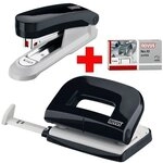 Novus Locher-Tacker-B&uuml;roset &raquo;Evolution Twin Set fresh&laquo; schwarz