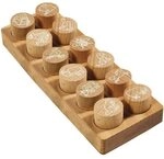 Colop Stempel &raquo;Woodies&laquo; Farmtiere 12 St&uuml;ck braun