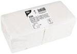 Papstar Servietten 1/4-Falzung wei&szlig; 2-lagig 250 St&uuml;ck wei&szlig;
