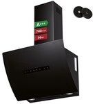 Levivo Dunstabzugshaube 60 cm 740 m&sup3;/h schwarz schwarz
