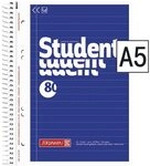 Brunnen Collegeblock &raquo;Student&laquo; A5 liniert, holzfreies Papier (Aqua pro natura)